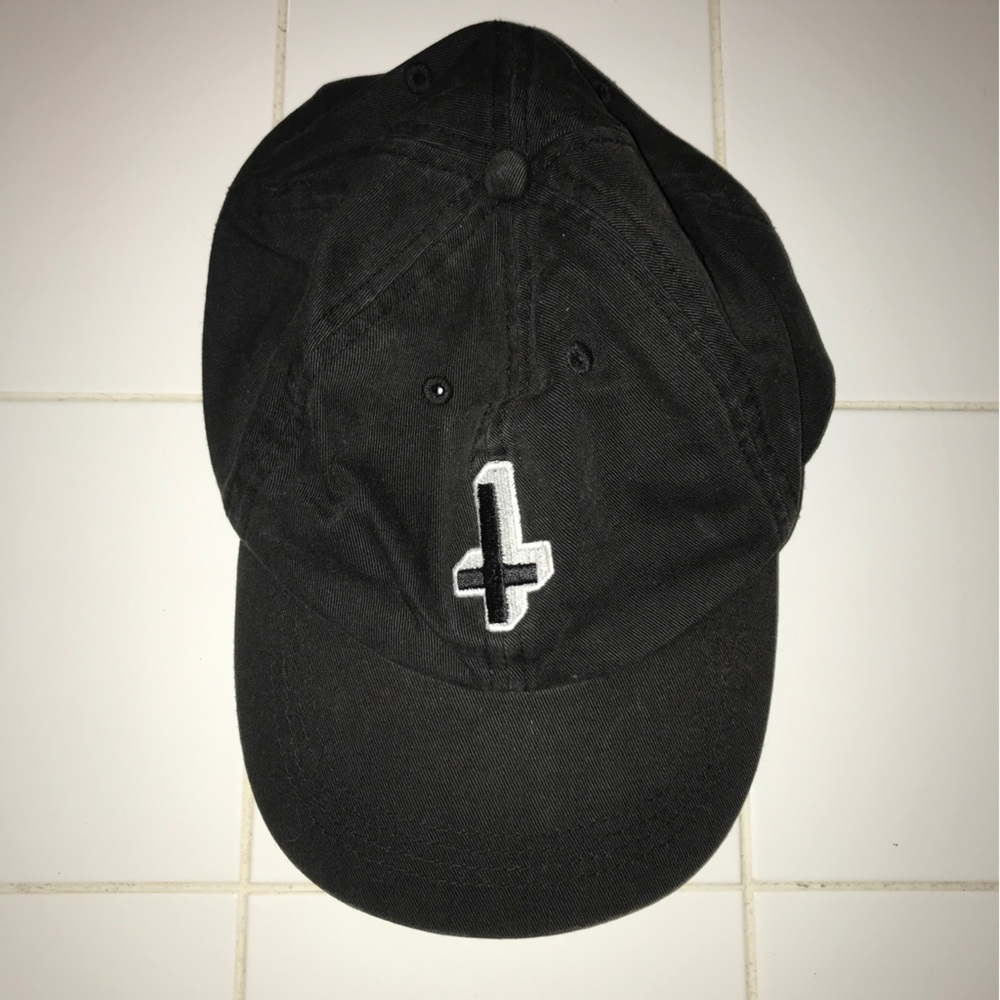 Cotton Upside Down Cross Unstructured Hat
